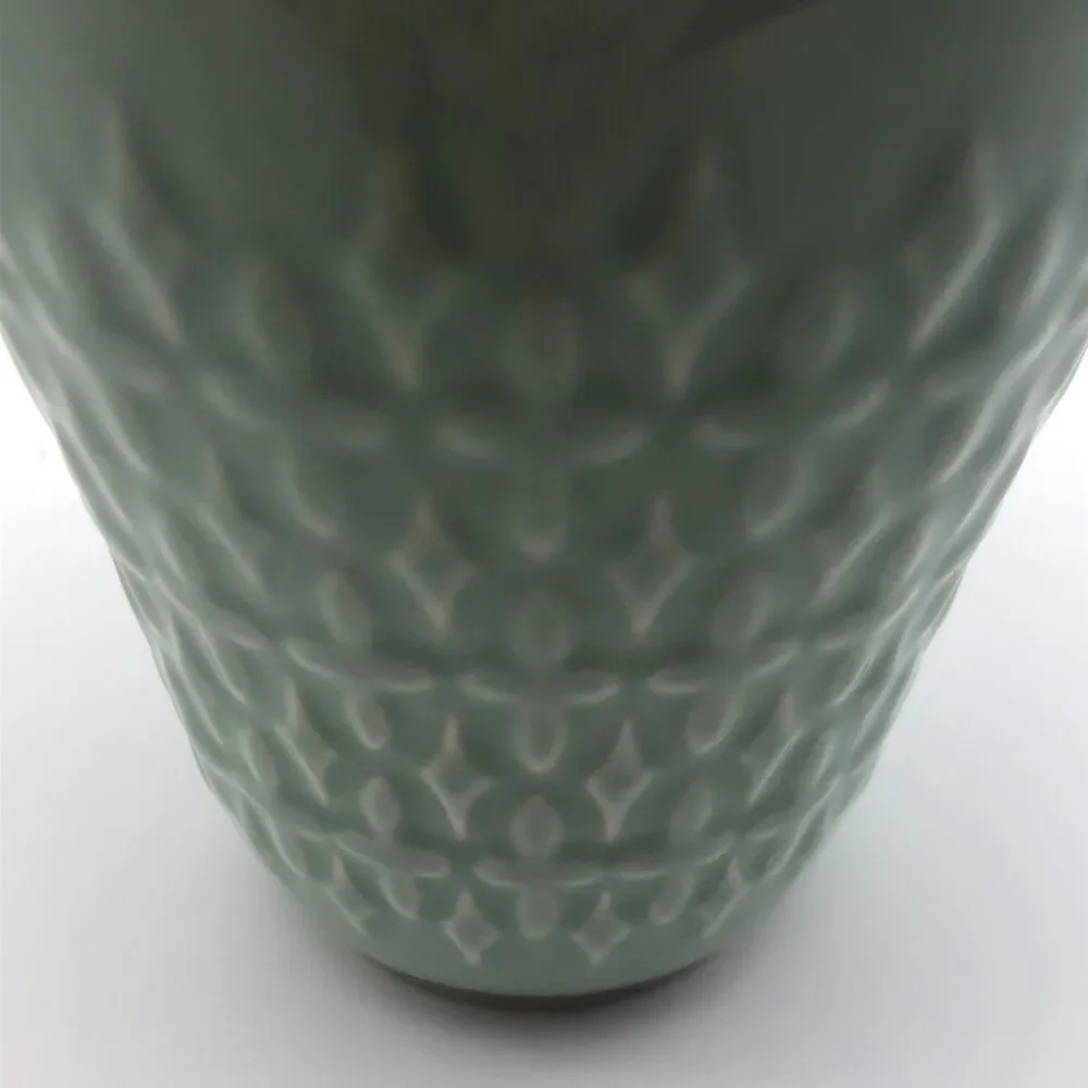 IKEA Sommar Ceramic Tumbler Cup Set of 2 Green Retired